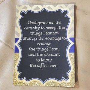 💙Custom Designed Serenity Prayer Magnet 💙